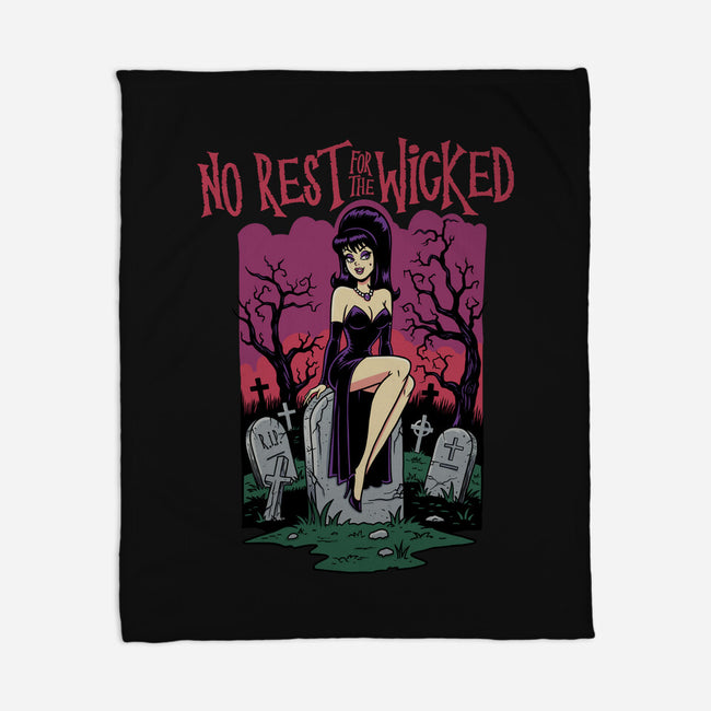 No Rest For The Wicked-None-Fleece-Blanket-P1yu5h
