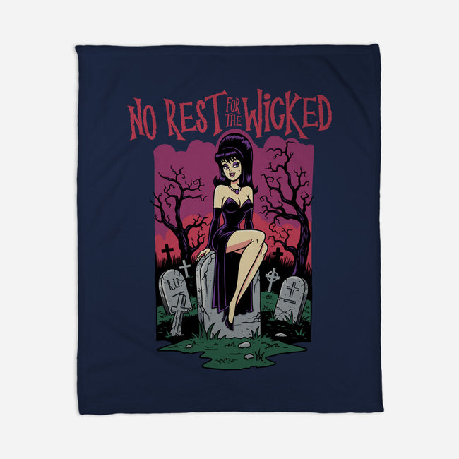 No Rest For The Wicked-None-Fleece-Blanket-P1yu5h