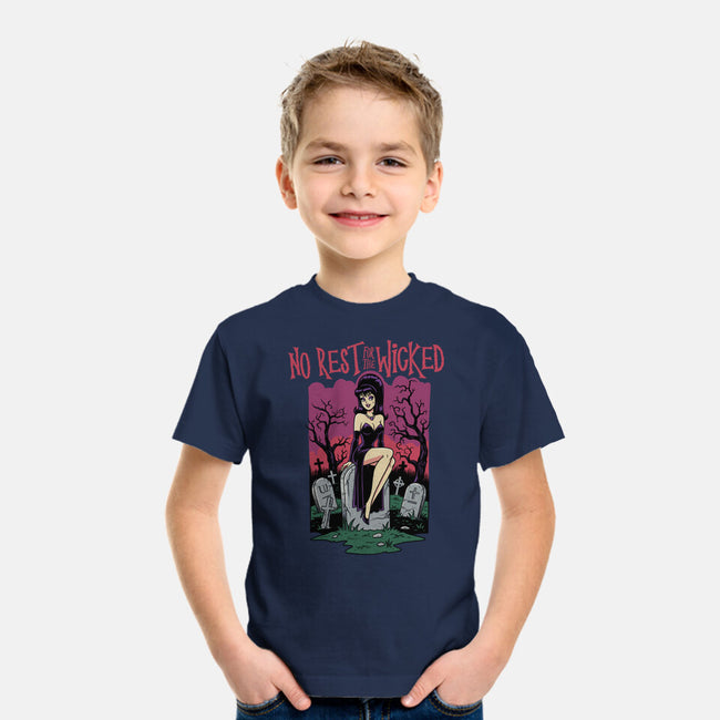 No Rest For The Wicked-Youth-Basic-Tee-P1yu5h