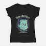 Spooky But Sweet-Womens-V-Neck-Tee-P1yu5h