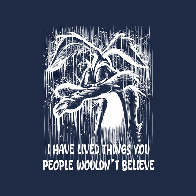 Coyote Under The Rain-Mens-Heavyweight-Tee-zascanauta