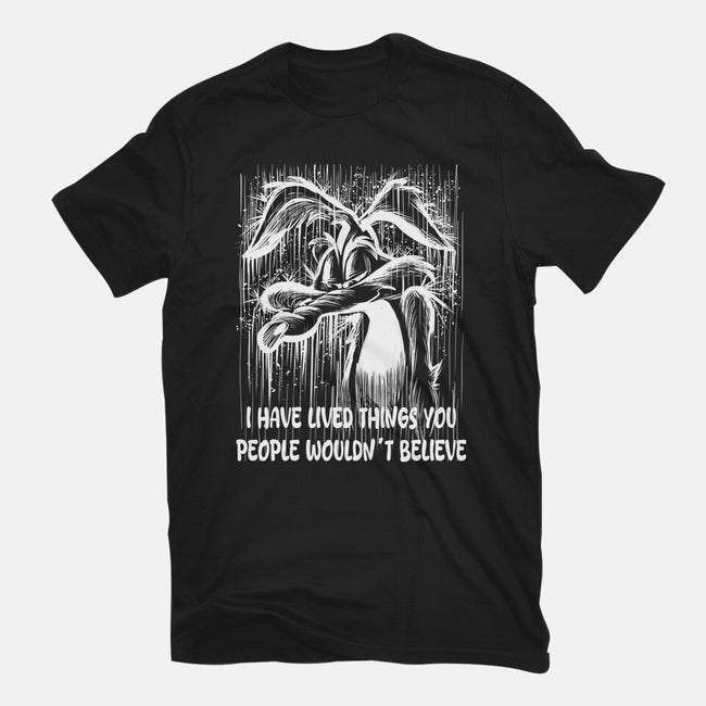Coyote Under The Rain-Mens-Heavyweight-Tee-zascanauta