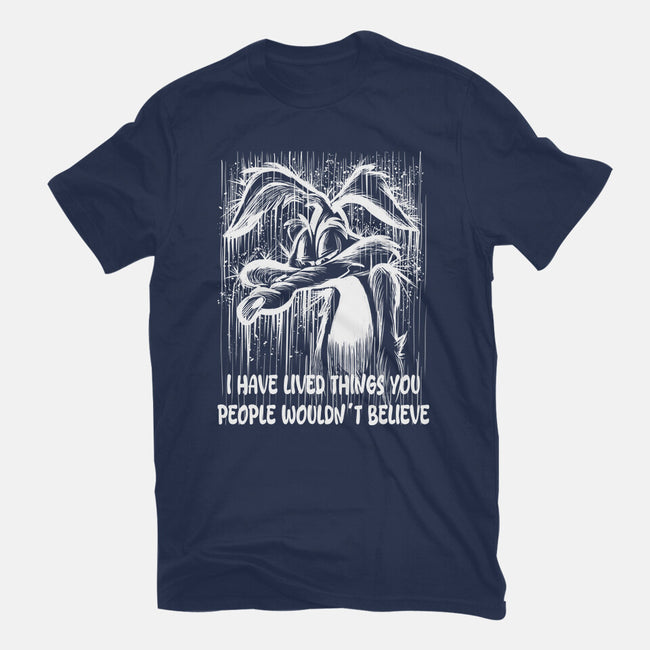 Coyote Under The Rain-Mens-Heavyweight-Tee-zascanauta