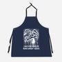 Coyote Under The Rain-Unisex-Kitchen-Apron-zascanauta