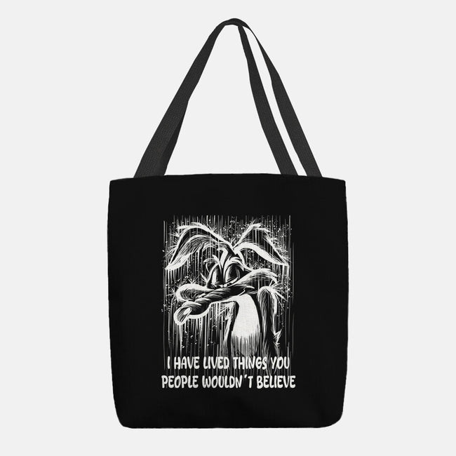 Coyote Under The Rain-None-Basic Tote-Bag-zascanauta