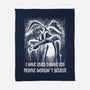 Coyote Under The Rain-None-Fleece-Blanket-zascanauta