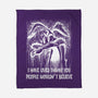 Coyote Under The Rain-None-Fleece-Blanket-zascanauta