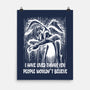 Coyote Under The Rain-None-Matte-Poster-zascanauta