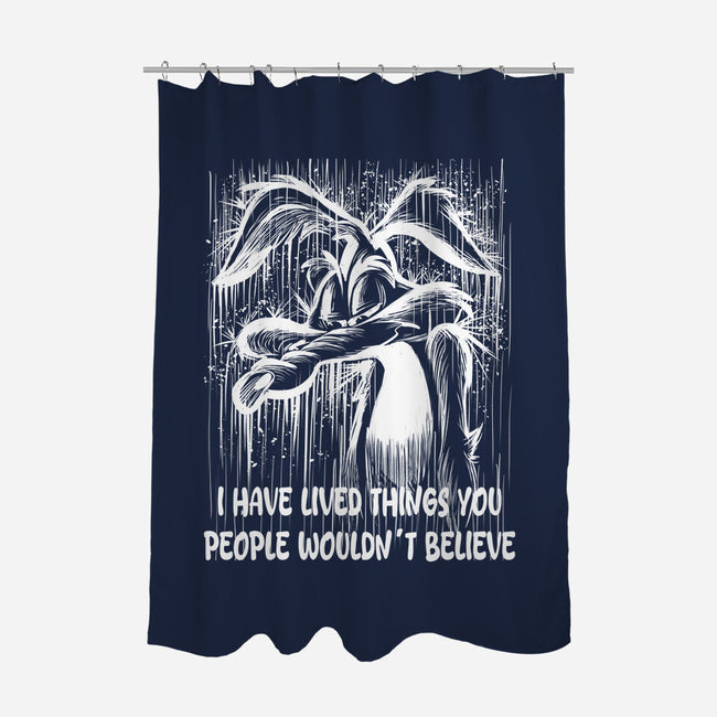 Coyote Under The Rain-None-Polyester-Shower Curtain-zascanauta