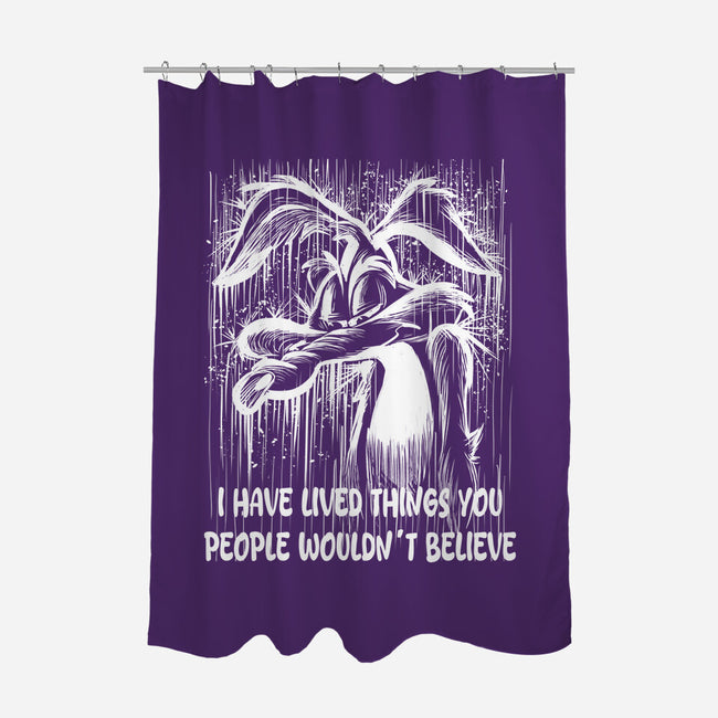 Coyote Under The Rain-None-Polyester-Shower Curtain-zascanauta