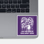 Coyote Under The Rain-None-Glossy-Sticker-zascanauta