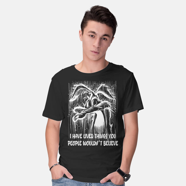 Coyote Under The Rain-Mens-Basic-Tee-zascanauta