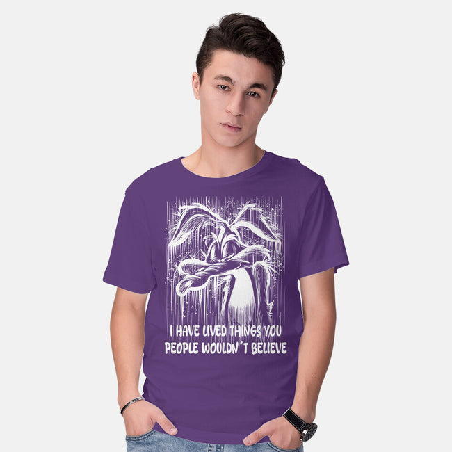 Coyote Under The Rain-Mens-Basic-Tee-zascanauta