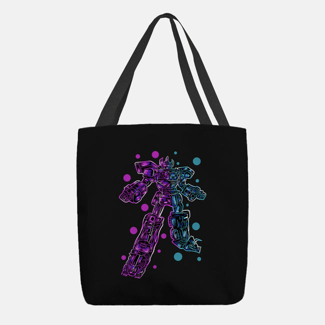 Neon Megazord-None-Basic Tote-Bag-nickzzarto