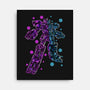 Neon Megazord-None-Stretched-Canvas-nickzzarto