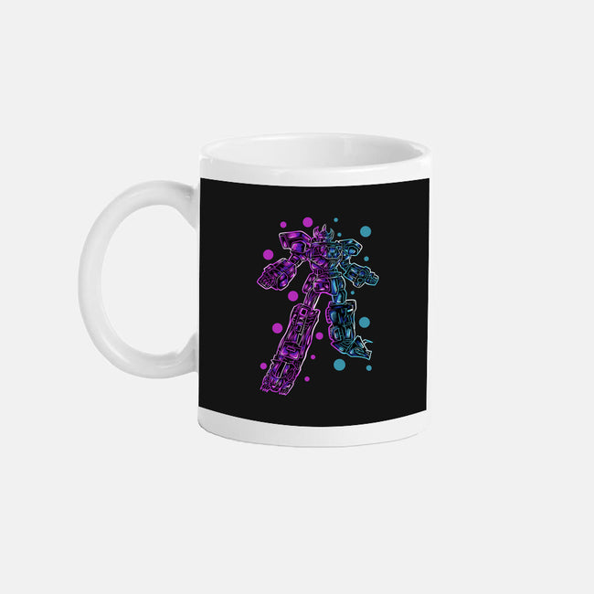 Neon Megazord-None-Mug-Drinkware-nickzzarto