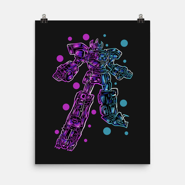 Neon Megazord-None-Matte-Poster-nickzzarto