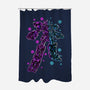 Neon Megazord-None-Polyester-Shower Curtain-nickzzarto