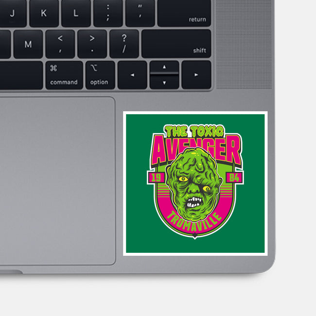 Toxie The Monster-None-Glossy-Sticker-CarloJ1956