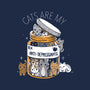 Cats Are My Anti-Depressants-Womens-Fitted-Tee-Vallina84