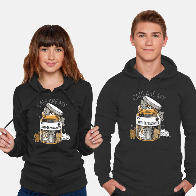 Cats Are My Anti-Depressants-Unisex-Pullover-Sweatshirt-Vallina84