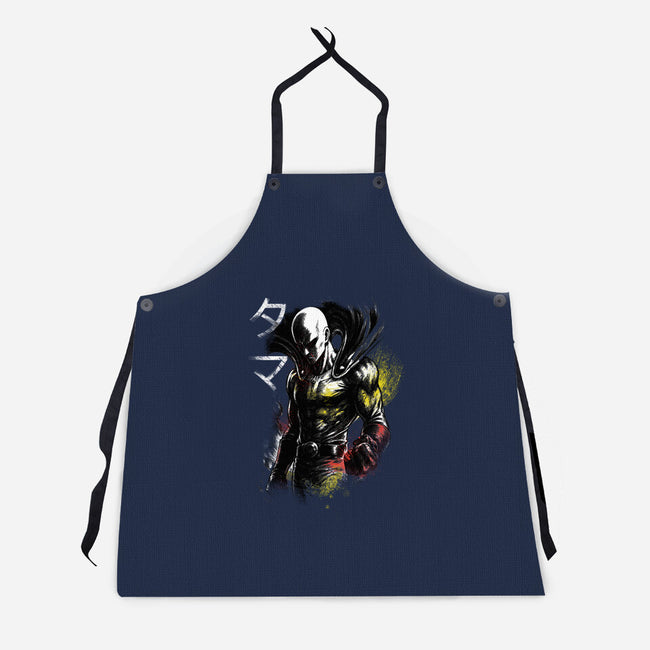 Serious Punch-Unisex-Kitchen-Apron-fanfabio