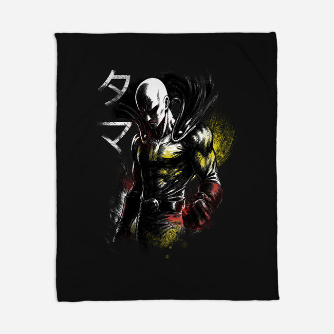 Serious Punch-None-Fleece-Blanket-fanfabio