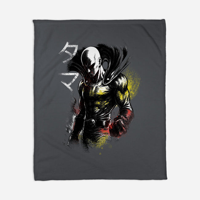Serious Punch-None-Fleece-Blanket-fanfabio