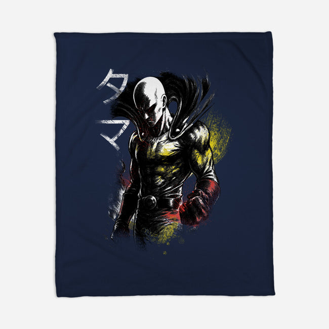 Serious Punch-None-Fleece-Blanket-fanfabio