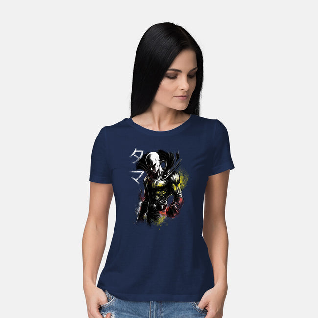 Serious Punch-Womens-Basic-Tee-fanfabio