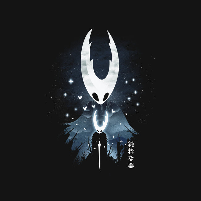 The Hollow Knight Landscape-Womens-V-Neck-Tee-dandingeroz