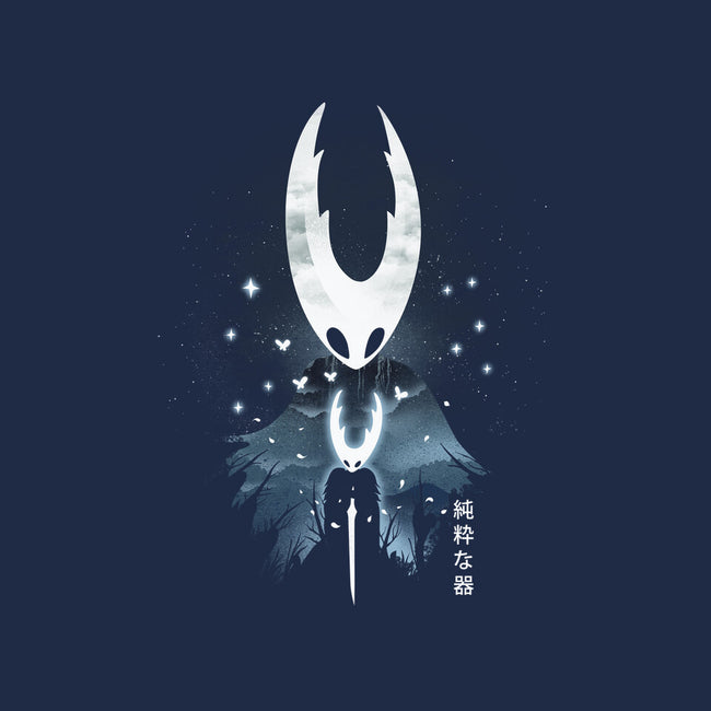 The Hollow Knight Landscape-Womens-V-Neck-Tee-dandingeroz