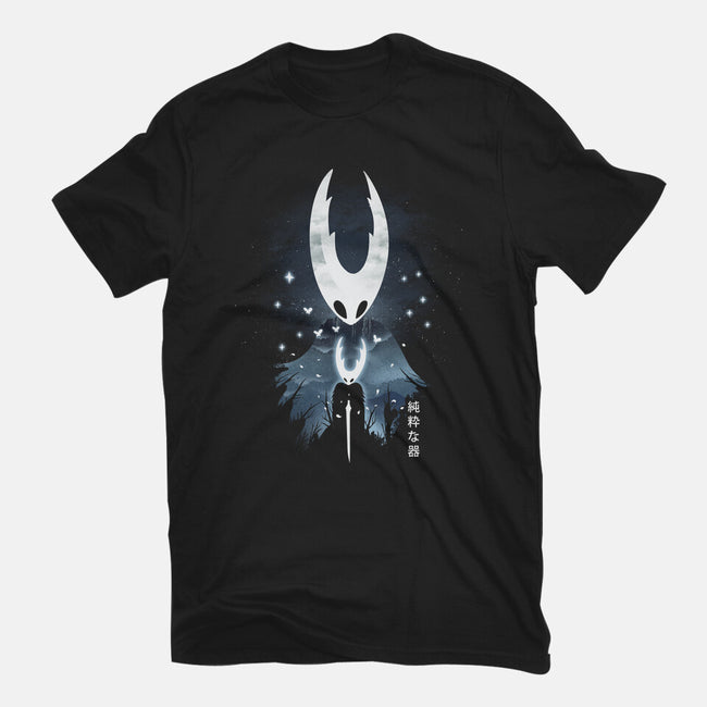 The Hollow Knight Landscape-Womens-Fitted-Tee-dandingeroz