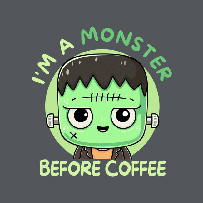 I'm A Monster Before Coffee-Mens-Heavyweight-Tee-Trendlory
