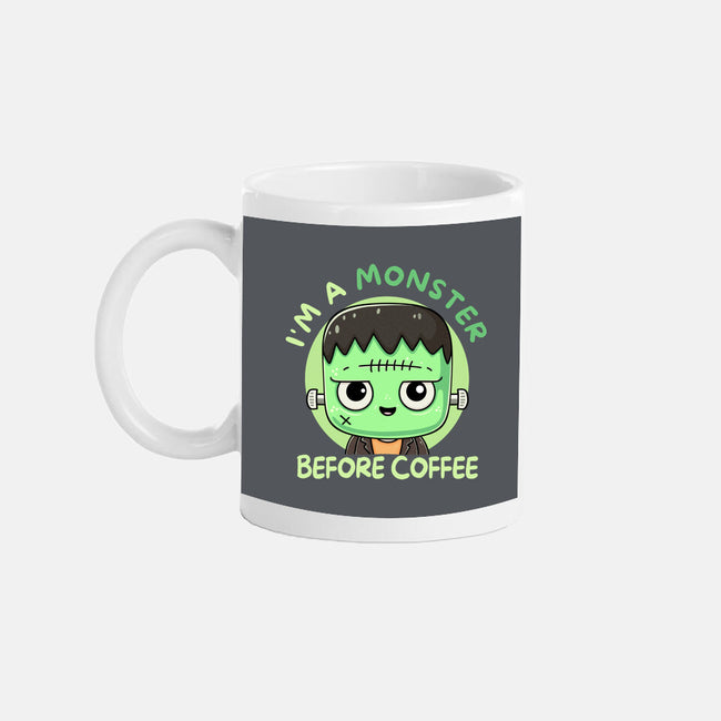 I'm A Monster Before Coffee-None-Mug-Drinkware-Trendlory