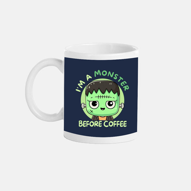 I'm A Monster Before Coffee-None-Mug-Drinkware-Trendlory