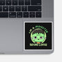 I'm A Monster Before Coffee-None-Glossy-Sticker-Trendlory