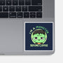 I'm A Monster Before Coffee-None-Glossy-Sticker-Trendlory