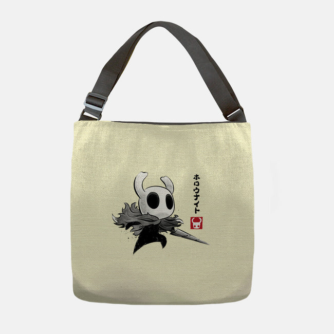 Hollow Knight Sumi-e-None-Adjustable Tote-Bag-DrMonekers