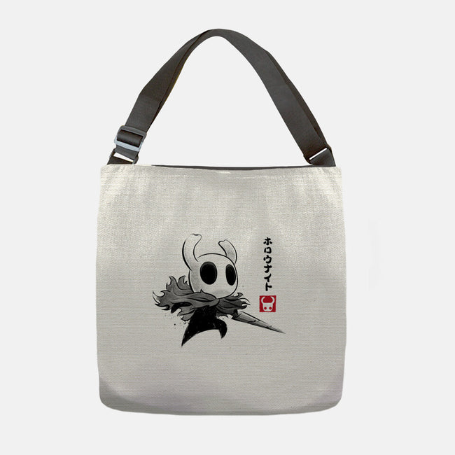 Hollow Knight Sumi-e-None-Adjustable Tote-Bag-DrMonekers