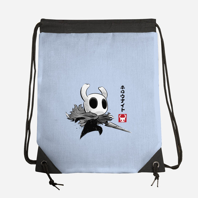 Hollow Knight Sumi-e-None-Drawstring-Bag-DrMonekers