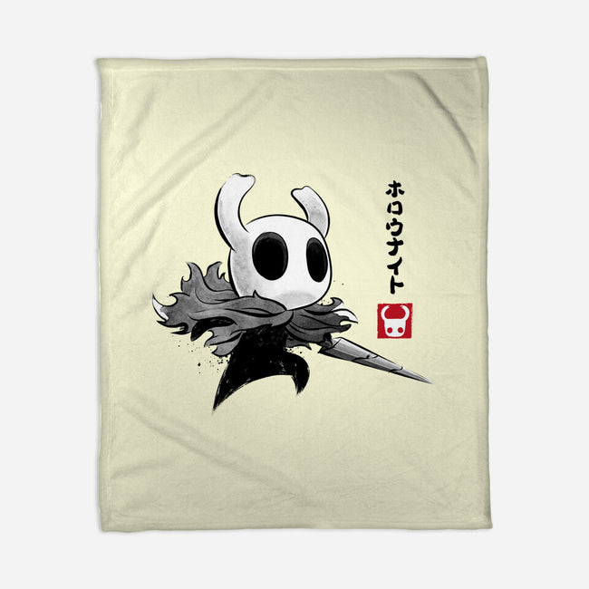 Hollow Knight Sumi-e-None-Fleece-Blanket-DrMonekers