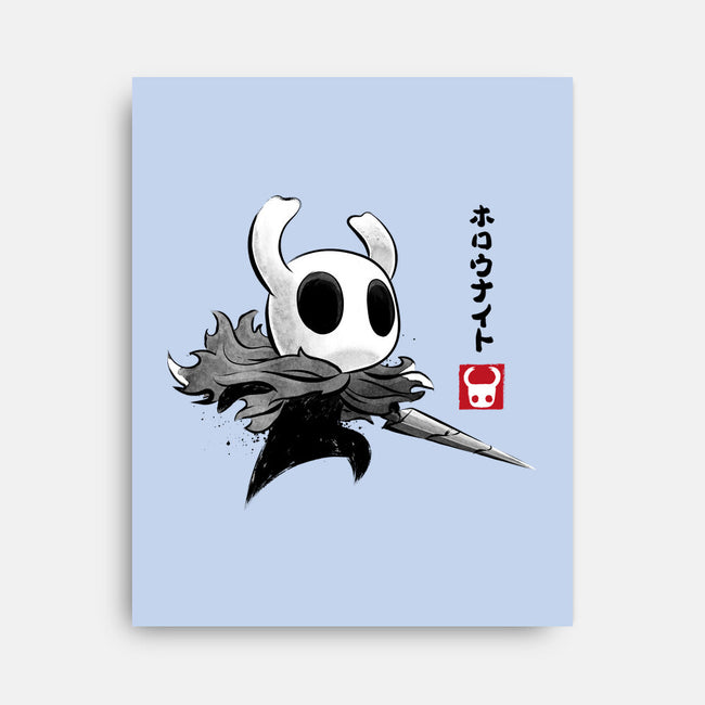 Hollow Knight Sumi-e-None-Stretched-Canvas-DrMonekers