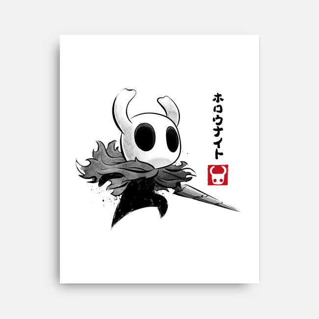 Hollow Knight Sumi-e-None-Stretched-Canvas-DrMonekers