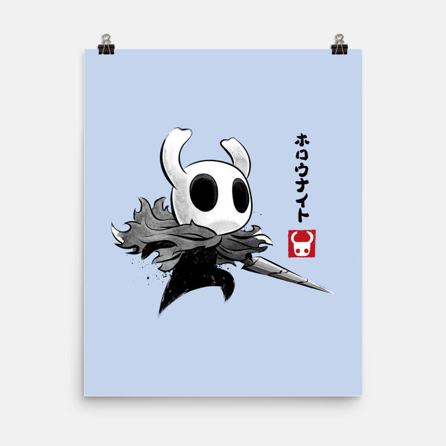 Hollow Knight Sumi-e-None-Matte-Poster-DrMonekers
