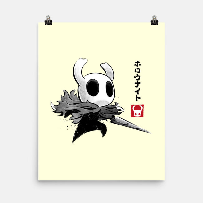 Hollow Knight Sumi-e-None-Matte-Poster-DrMonekers