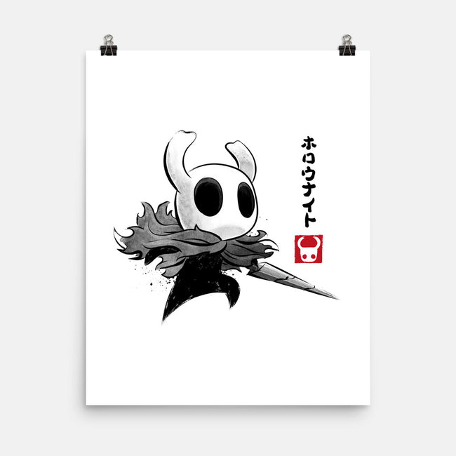 Hollow Knight Sumi-e-None-Matte-Poster-DrMonekers