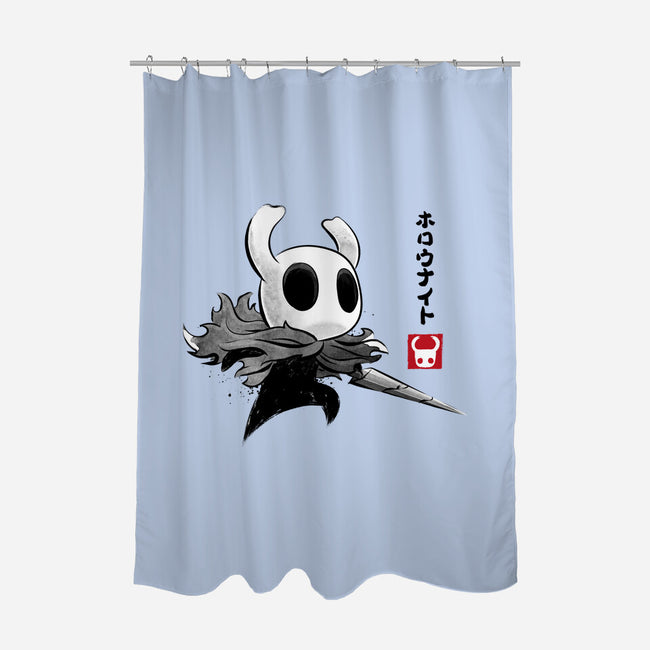 Hollow Knight Sumi-e-None-Polyester-Shower Curtain-DrMonekers