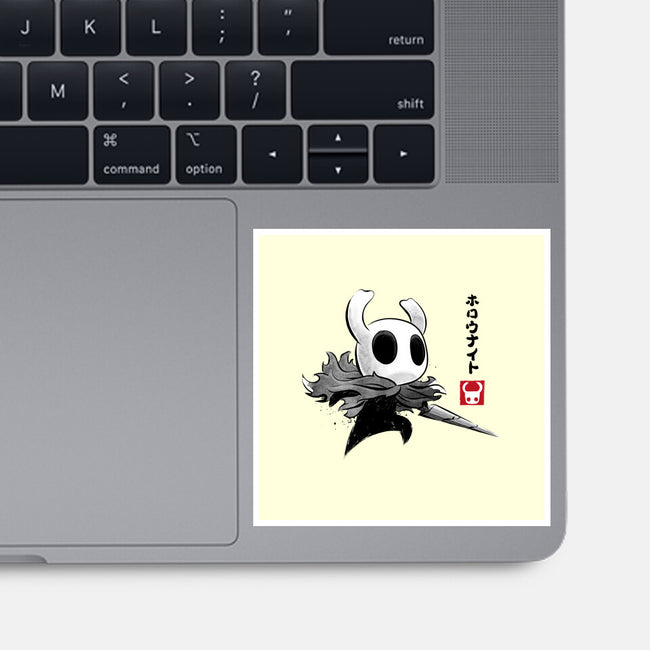 Hollow Knight Sumi-e-None-Glossy-Sticker-DrMonekers