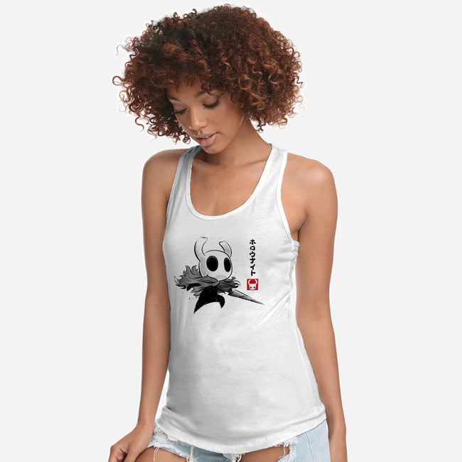 Hollow Knight Sumi-e-Womens-Racerback-Tank-DrMonekers
